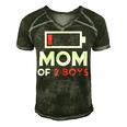 Mom Of 2 Boys Shirt From Son Mothers Day Birthday Women Active 154 Trending Shirt Men's Short Sleeve V-neck 3D Print Retro Tshirt Forest