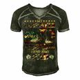 My Daughter Wears Combat Boots Proud Army Dad Men's Short Sleeve V-neck 3D Print Retro Tshirt Forest