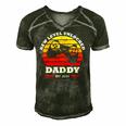 New Level Unlocked Daddy 2021 Up Gonna Be Dad Father Gamer Men's Short Sleeve V-neck 3D Print Retro Tshirt Forest