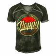 Poppy Because Grandpa Is For Old Guys V2 Men's Short Sleeve V-neck 3D Print Retro Tshirt Forest