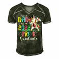 Proud Dad Of A 2022 Pre-K Graduate Unicorn Grad Senior Men's Short Sleeve V-neck 3D Print Retro Tshirt Forest