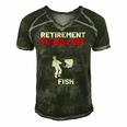 Retirement To Do List Fish I Worked My Whole Life To Fish Men's Short Sleeve V-neck 3D Print Retro Tshirt Forest
