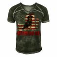 Rottweiler Dad American Flag 4Th Of July Dog Lovers Men's Short Sleeve V-neck 3D Print Retro Tshirt Forest