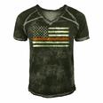 Search And Rescue Team Thin Orange Line Flag Men's Short Sleeve V-neck 3D Print Retro Tshirt Forest