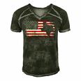 Texas 4Th Of July American Flag Usa Patriotic Men Women Men's Short Sleeve V-neck 3D Print Retro Tshirt Forest