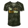 The Scotch Father Funny Whiskey Lover Gifts From Her Men's Short Sleeve V-neck 3D Print Retro Tshirt Forest