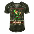 This Is My Christmas Pajama Volleyball 874 Shirt Men's Short Sleeve V-neck 3D Print Retro Tshirt Forest