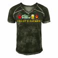 Today’S Agenda Camping Men's Short Sleeve V-neck 3D Print Retro Tshirt Forest