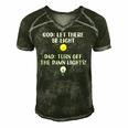 Turn Off The Damn Lights For Dad Birthday Or Fathers Day Men's Short Sleeve V-neck 3D Print Retro Tshirt Forest