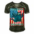 Ultra Maga Madafakas Cat American Flag Men's Short Sleeve V-neck 3D Print Retro Tshirt Forest