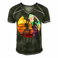 Vintage Retro Rock Climber 179 Shirt Men's Short Sleeve V-neck 3D Print Retro Tshirt Forest