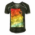 Vintage Retro Rock Climber 180 Shirt Men's Short Sleeve V-neck 3D Print Retro Tshirt Forest