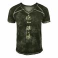 Word Of The Father Essential Men's Short Sleeve V-neck 3D Print Retro Tshirt Forest