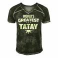 Worlds Greatest Tatay - Filipino Flag Men's Short Sleeve V-neck 3D Print Retro Tshirt Forest