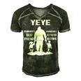 Yeye Grandpa Gift Yeye Best Friend Best Partner In Crime Men's Short Sleeve V-neck 3D Print Retro Tshirt Forest