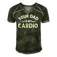 Your Dad Is My Cardio S Fathers Day Womens Mens Kids Men's Short Sleeve V-neck 3D Print Retro Tshirt Forest