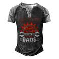 Car Guys Make The Best Dads Fathers Day Men's Henley Raglan T-Shirt Black Grey