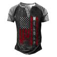Cool Welding Us Flag Art For Men Women Welder Welding Lover Men's Henley Raglan T-Shirt Black Grey