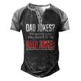 Dad Jokes Im Pretty Sure You Mean Rad Jokes Father For Dads Men's Henley Raglan T-Shirt Black Grey