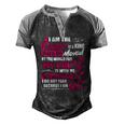 I Am The Daughter Of A King Fathers Day For Women Men's Henley Raglan T-Shirt Black Grey