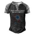 Expecting Dad 4Th Of July Twin Pregnancy Reveal Announcement Men's Henley Shirt Raglan Sleeve 3D Print T-shirt Black Grey