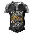 Father Grandpa Being A Dad Os An Honor Being A Papa Is Priceless25 Family Dad Men's Henley Shirt Raglan Sleeve 3D Print T-shirt Black Grey