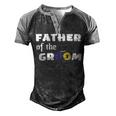 Father Of The Groom Getting Ready For The Wedding Men's Henley Shirt Raglan Sleeve 3D Print T-shirt Black Grey