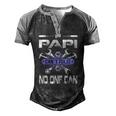 Fathers Day If Papi Cant Fix It No One Can Men's Henley Raglan T-Shirt Black Grey