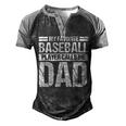 Favorite Baseball Player Calls Me Dad Men's Henley Shirt Raglan Sleeve 3D Print T-shirt Black Grey