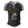 Our First Fathers Day Together 2021 Dad Men's Henley Raglan T-Shirt Black Grey