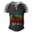 Girls Love The Dad Bod Men's Henley Shirt Raglan Sleeve 3D Print T-shirt Black Grey