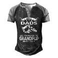 Great Dads Get Promoted To Grandpop Est 2021 Ver2 Men's Henley Raglan T-Shirt Black Grey