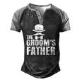 The Grooms Father Wedding Costume Father Of The Groom Men's Henley Raglan T-Shirt Black Grey