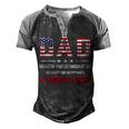 At Least You Dont Have A Liberal Child American Flag Men's Henley Raglan T-Shirt Black Grey