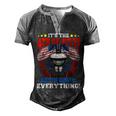 Lets Grill Everything Funny Family Bbq Dad 4Th Of July Men's Henley Shirt Raglan Sleeve 3D Print T-shirt Black Grey