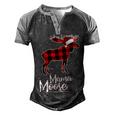 Mama Moose Matching Family Christmas 506 Shirt Men's Henley Shirt Raglan Sleeve 3D Print T-shirt Black Grey