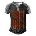 Mens 4Th Of July Fathers Day Patriotic American Basketball Dad Men's Henley Shirt Raglan Sleeve 3D Print T-shirt Black Grey