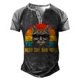 Mens Best Cat Dad Ever For Dad On Fathers Day Cat Daddy Men's Henley Shirt Raglan Sleeve 3D Print T-shirt Black Grey