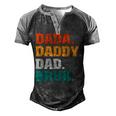 Mens Dada Daddy Dad Bruh From Son Boys Fathers Day V2 Men's Henley Shirt Raglan Sleeve 3D Print T-shirt Black Grey