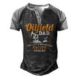 Mens Oilfield Dad Roughneck Oil Rig Father Oilfield Worker Men's Henley Raglan T-Shirt Black Grey