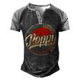 Poppy Because Grandpa Is For Old Guys V2 Men's Henley Shirt Raglan Sleeve 3D Print T-shirt Black Grey