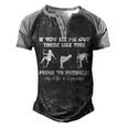 If You See Me Out There Like This Fat Guy Man Husband Men's Henley Raglan T-Shirt Black Grey