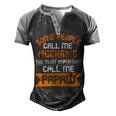 Some People Call Me Mechanic The Most Importent Papa T-Shirt Fathers Day Gift Men's Henley Shirt Raglan Sleeve 3D Print T-shirt Black Grey