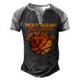The Best Dads Have Daughters Who Play Basketball Fathers Day Men's Henley Shirt Raglan Sleeve 3D Print T-shirt Black Grey