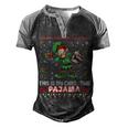 This Is My Christmas Pajama Volleyball 874 Shirt Men's Henley Shirt Raglan Sleeve 3D Print T-shirt Black Grey