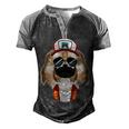 Trucker Dog I Truck Driver Havanese V2 Men's Henley Shirt Raglan Sleeve 3D Print T-shirt Black Grey