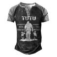 Tutu Grandpa Gift Tutu Best Friend Best Partner In Crime Men's Henley Shirt Raglan Sleeve 3D Print T-shirt Black Grey