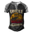 Uncle Camp 2019 Family Vacation T Shirt T Shirt Men's Henley Shirt Raglan Sleeve 3D Print T-shirt Black Grey