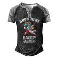 Unicorn Daddy Again 2022 Soon To Be Dad Again 2022 Baby Shower Men's Henley Shirt Raglan Sleeve 3D Print T-shirt Black Grey