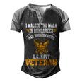 Veteran Veterans Day Us Navy Veterani Walked The Walk 174 Navy Soldier Army Military Men's Henley Shirt Raglan Sleeve 3D Print T-shirt Black Grey